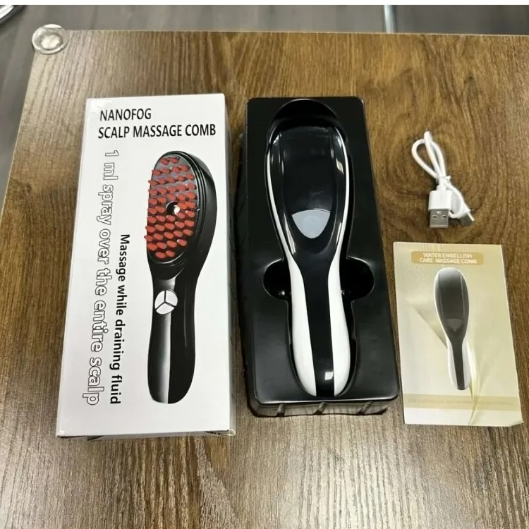 LED Hair Growth Therapy Brush with Red Light