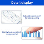 One-Click Self Cleaning Hair Brush