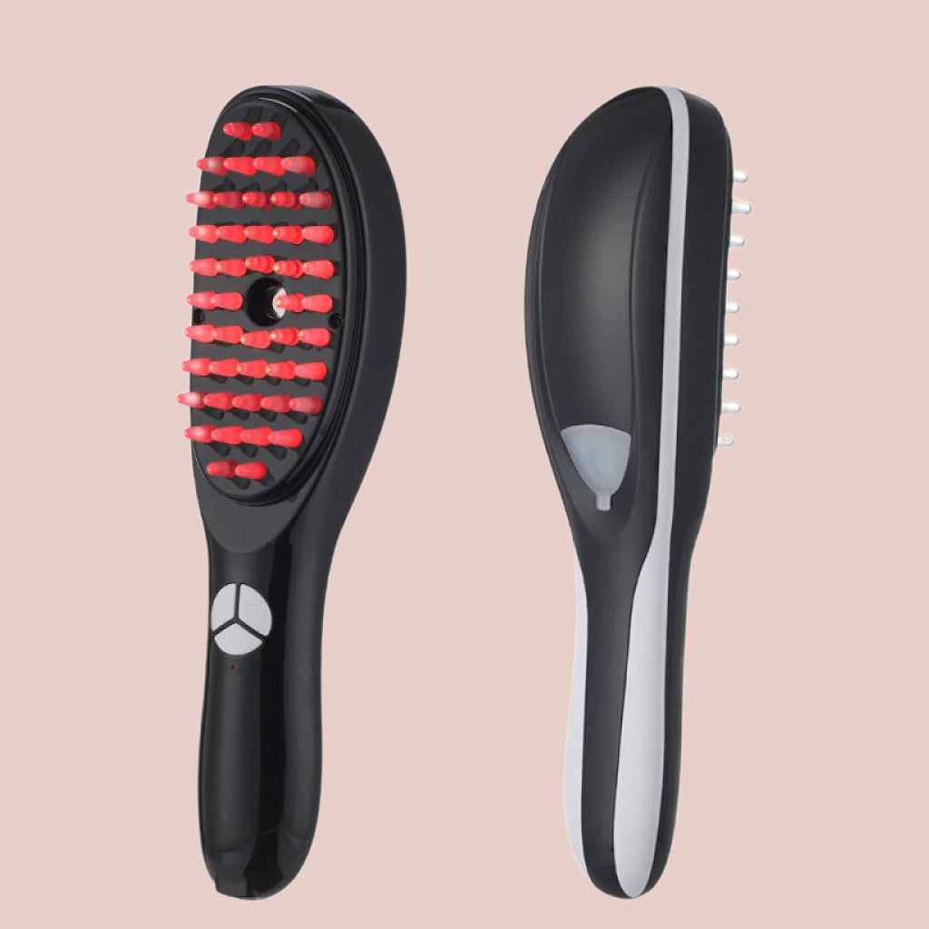 LED Hair Growth Therapy Brush with Red Light