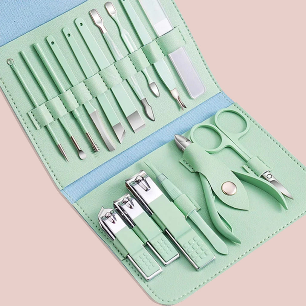 16-PCS Professional Manicure Pedicure Kit