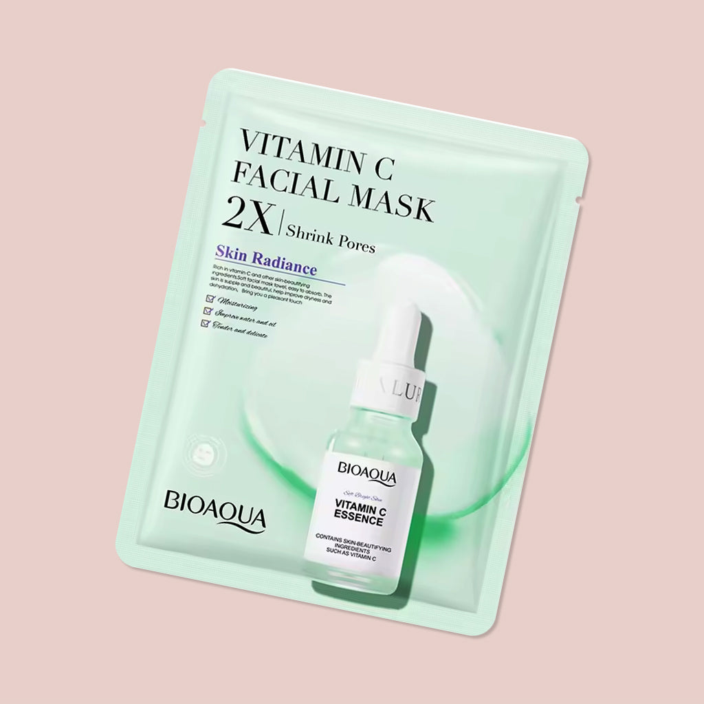BIOAQUA Vitamin C Brightening Face Sheet Mask