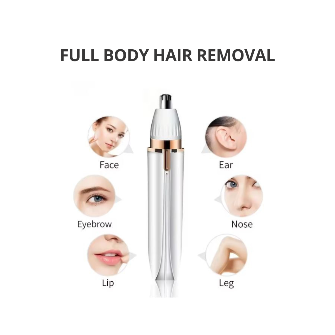 4-in-1 Rechargeable Shaver - Face & Body Grooming
