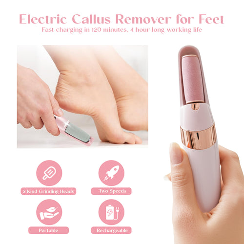 2 in 1 Electric Pedicure Tool For Dead Skin Remover
