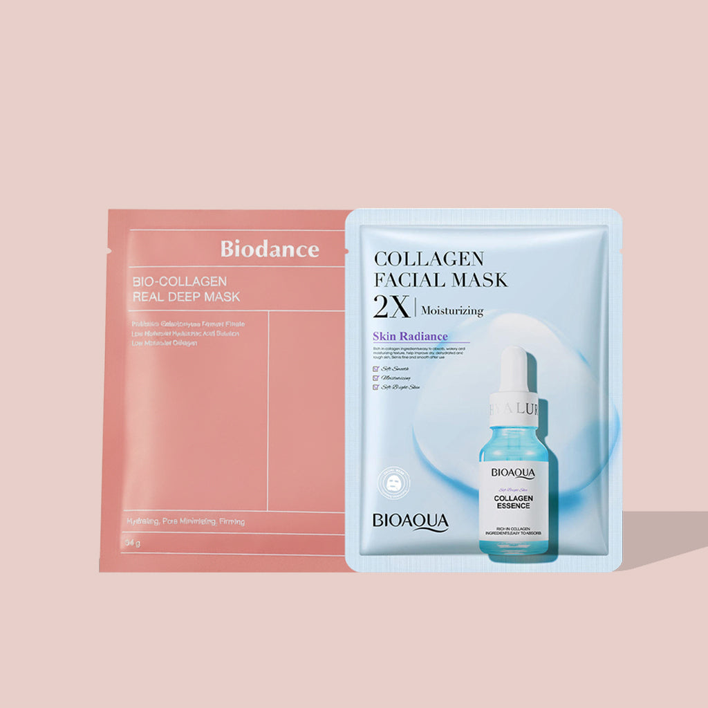 Biodance Collagen Mask + Bioaqua Collagen Mask