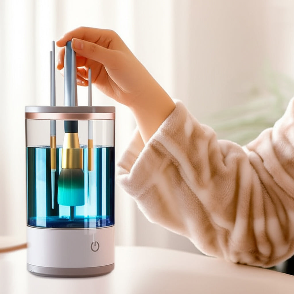 Electric Makeup Brush Cleaner Kit