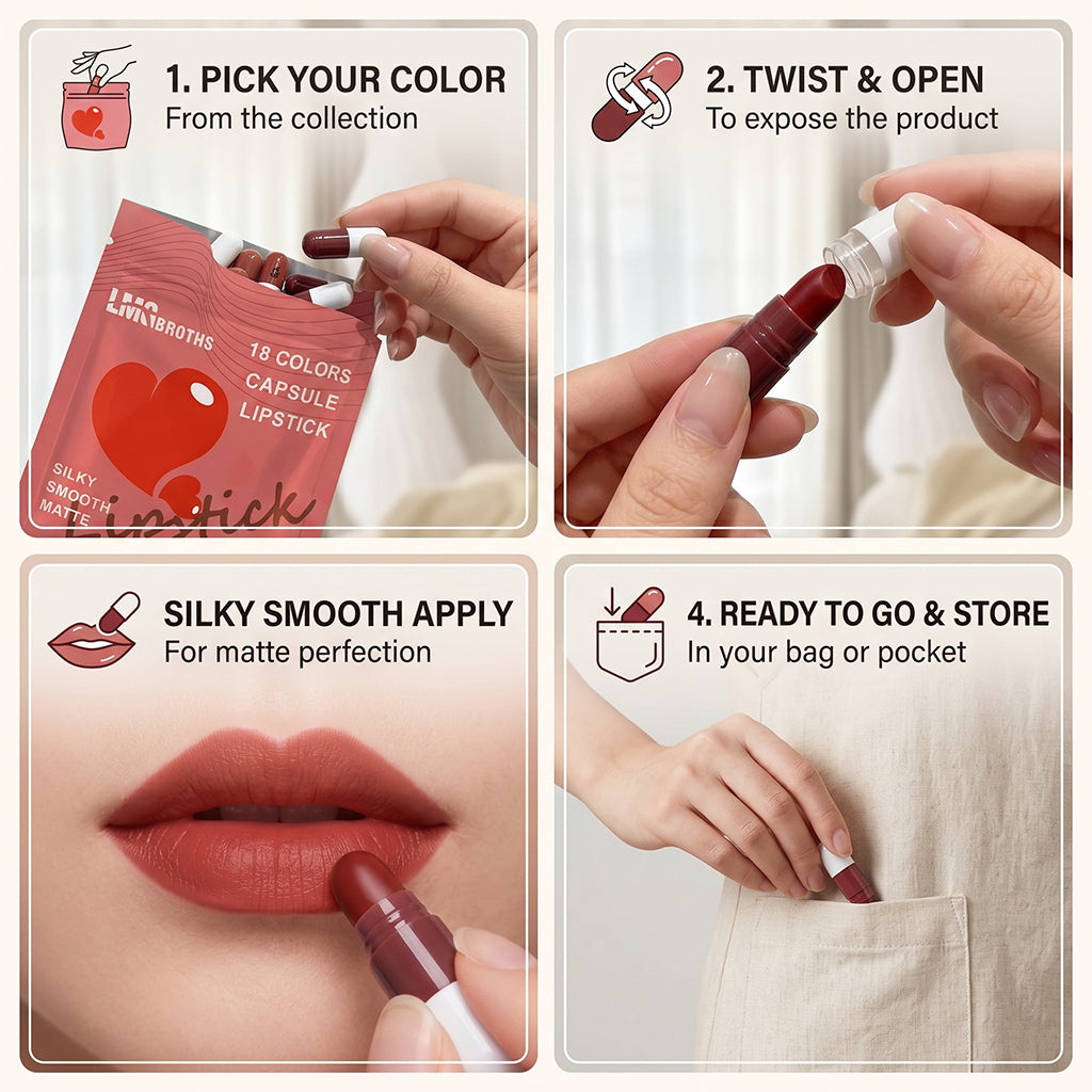 LipPop™ 18 Capsule Lipstick Shades Set