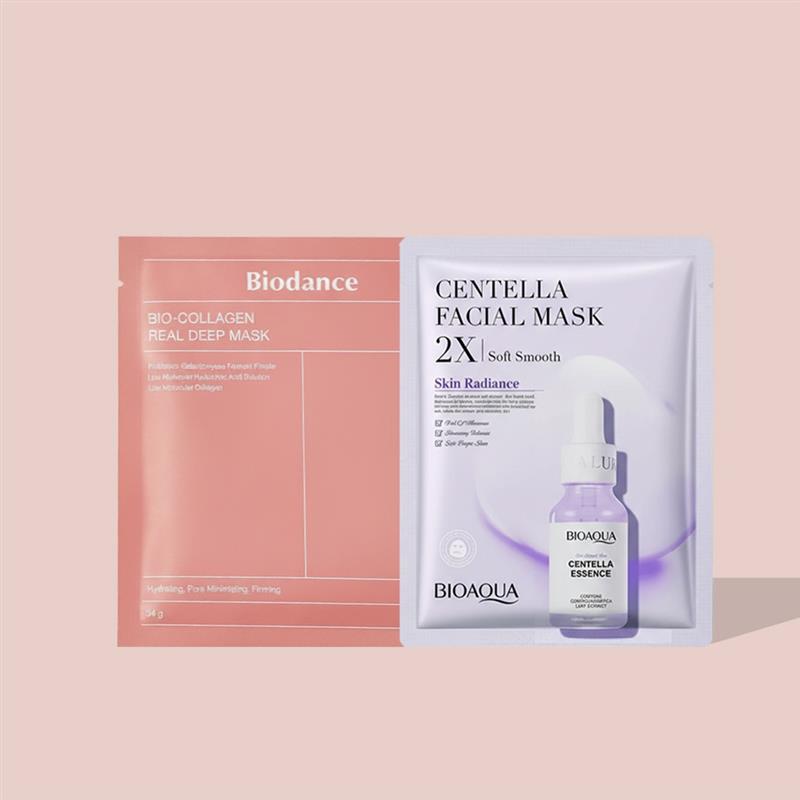 Biodance Collagen Mask + BIOAQUA Centella Face Mask