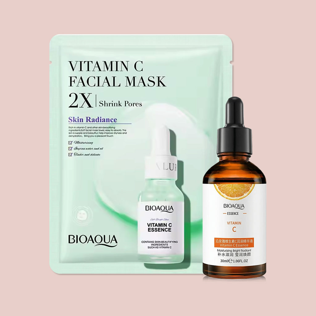 BIOAQUA Vitamin C Serum + BIOAQUA Vitamin C Mask