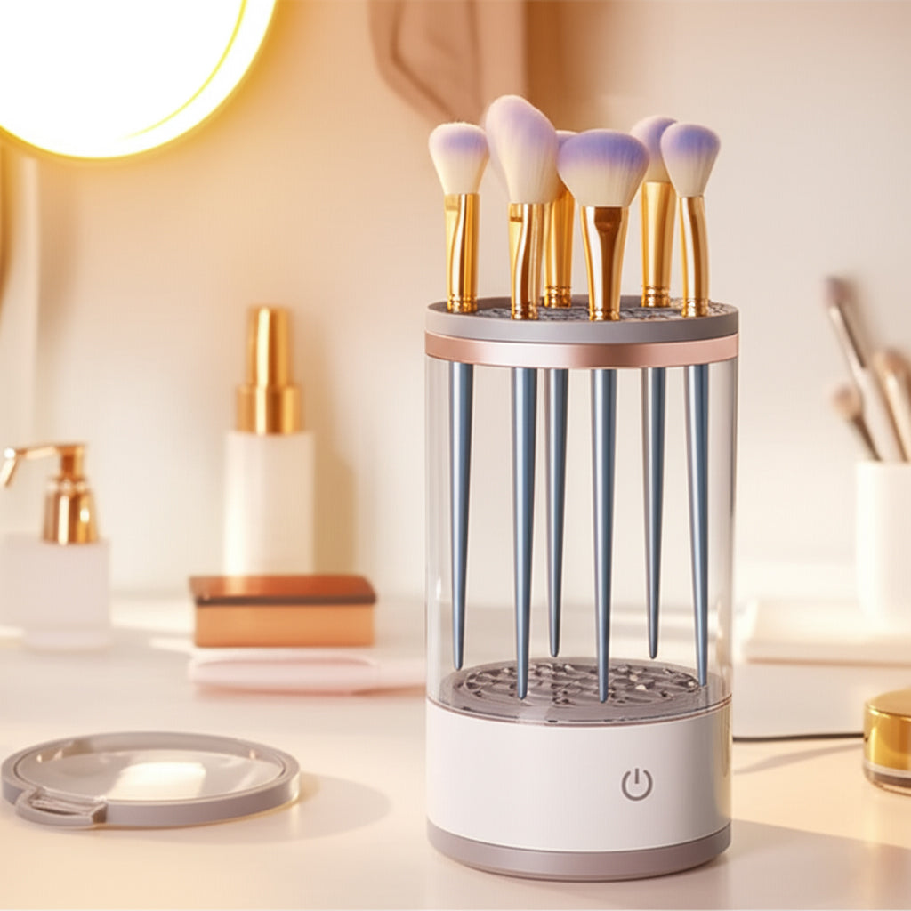Electric Makeup Brush Cleaner Kit