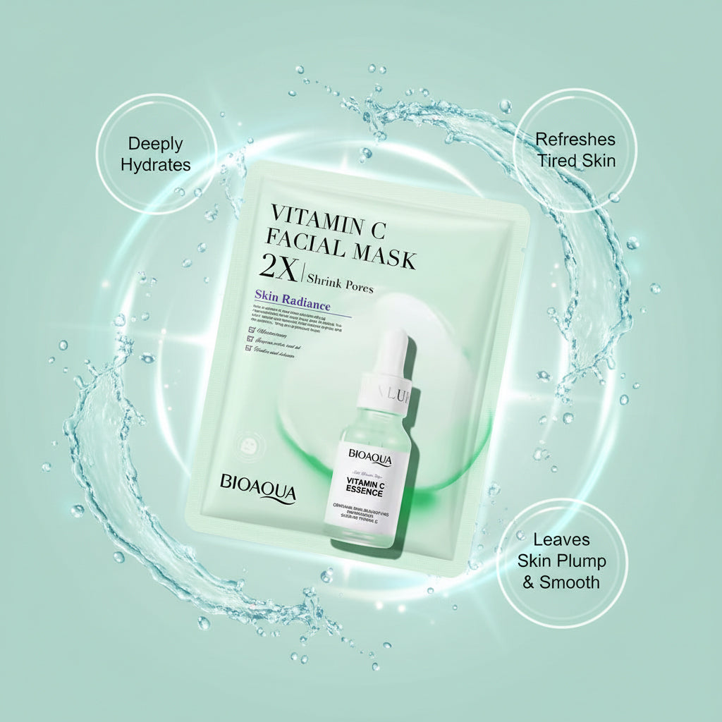 BIOAQUA Complete Skin Bundle: Brightening, Hydrate & Radiance (4 Pieces Bundle)