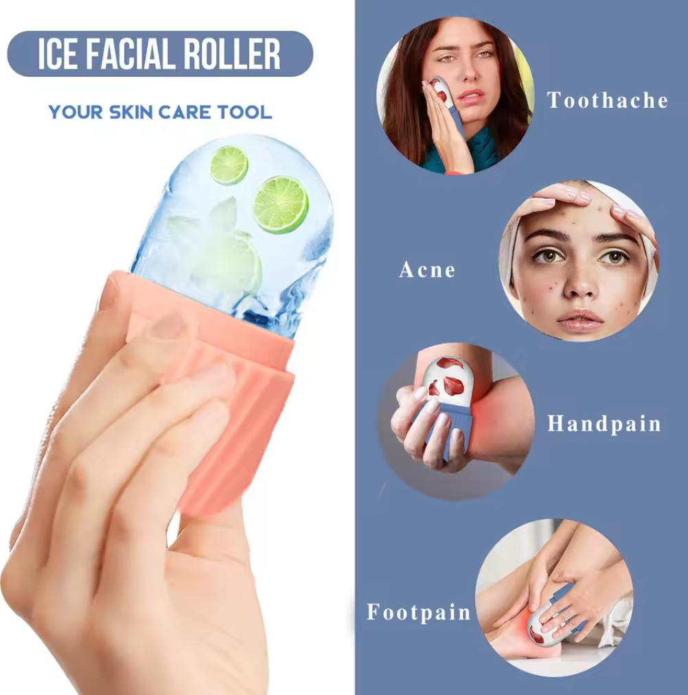 Facial Silicone Ice Roller For Skin Brightening