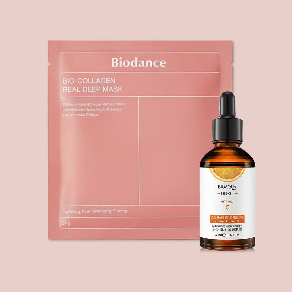 Biodance Collagen Mask + BIOAQUA Vitamin C Serum