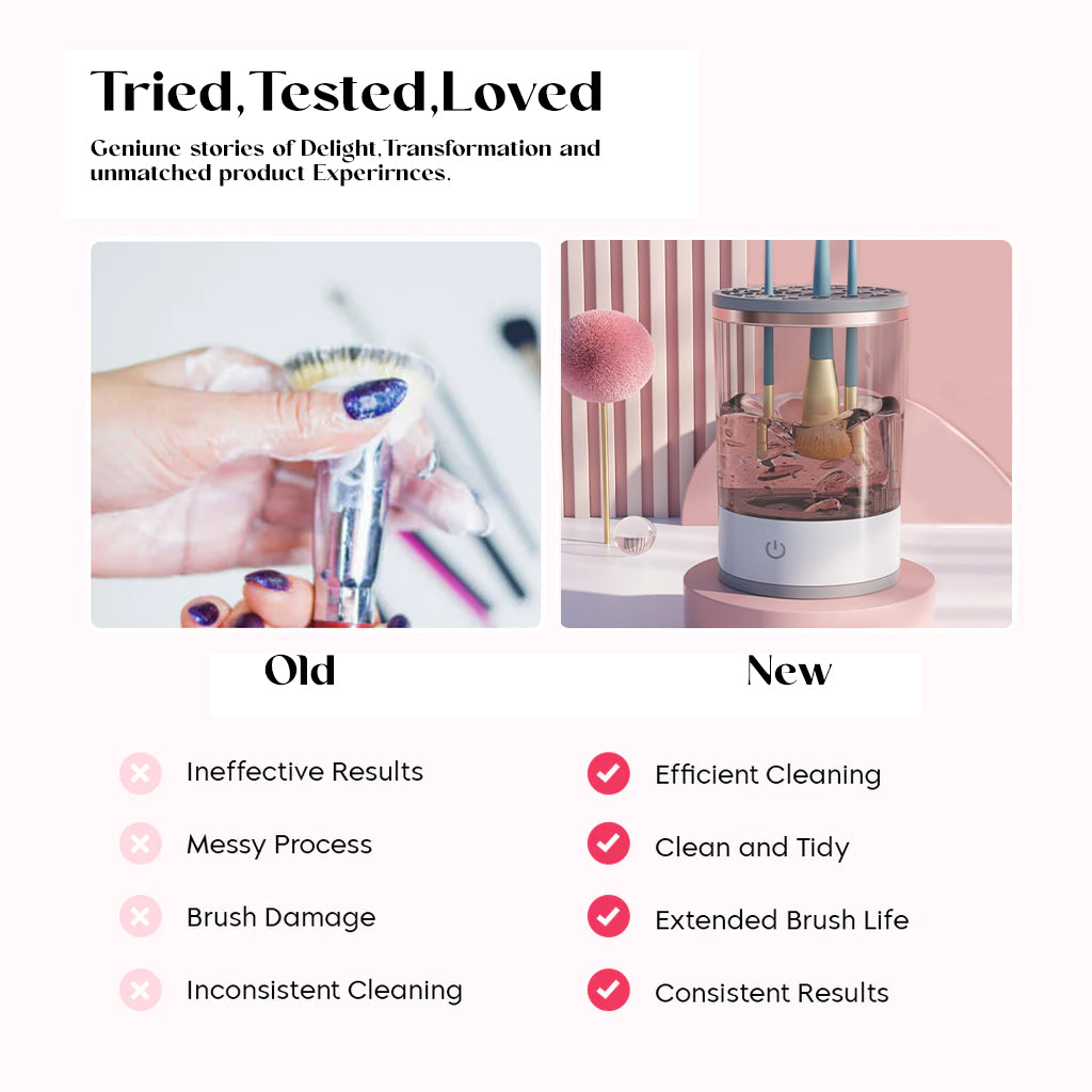 Electric Makeup Brush Cleaner Kit
