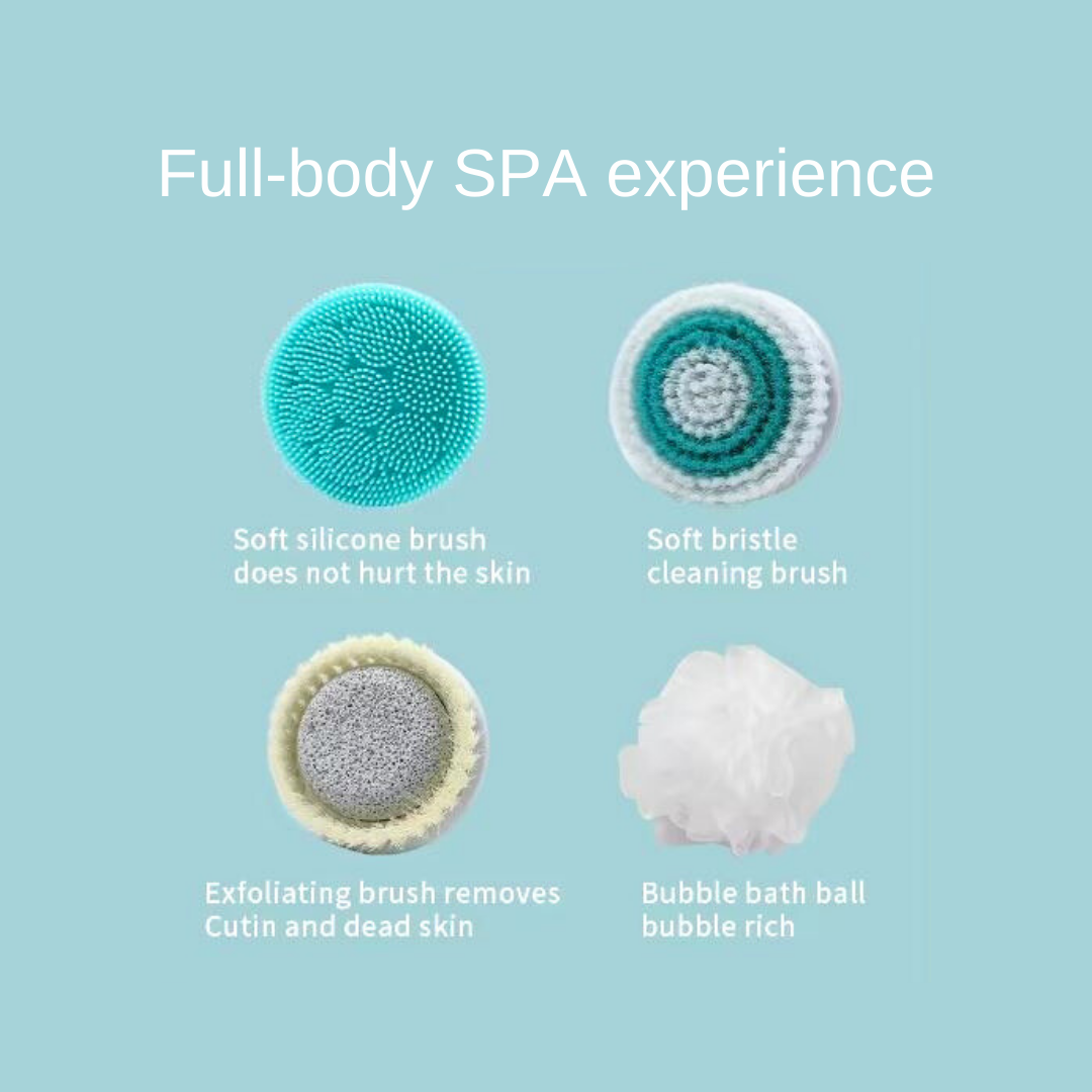 4 in 1 Electric Bath Brush Set