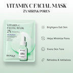 BIOAQUA Vitamin C Brightening Face Sheet Mask