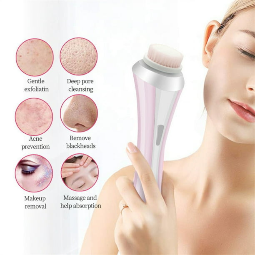 3 in 1 Spa Skin Care Electric Facial Cleansing Kit
