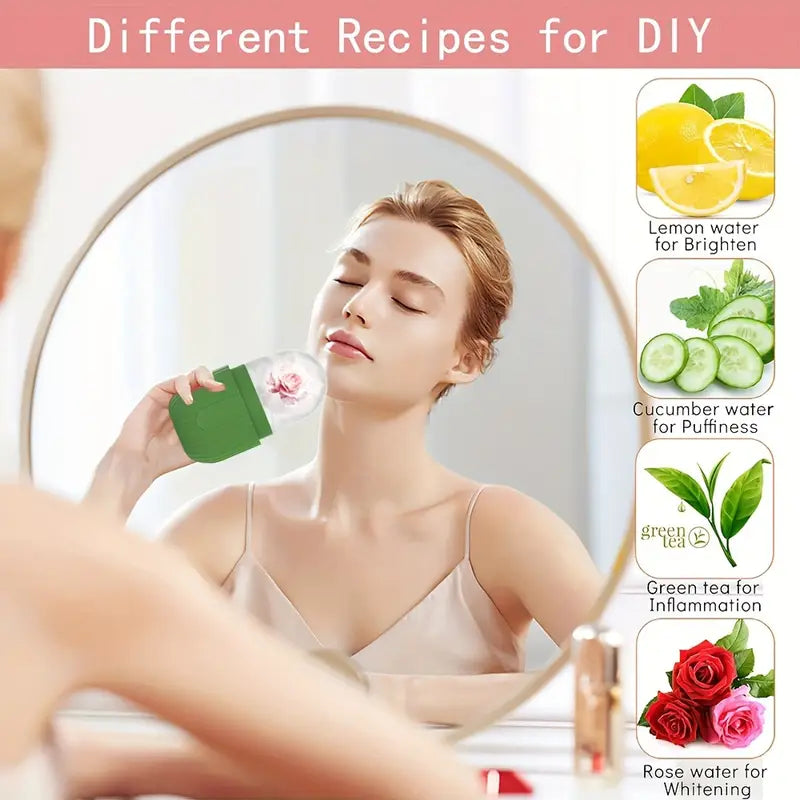 Facial Silicone Ice Roller For Skin Brightening