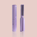 2 in 1 Rechargeable Hair Straightening Electric Brush For Men and Women