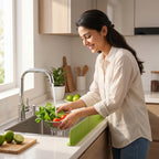 SplashShield™ Kitchen Sink Splash Guard with Suction