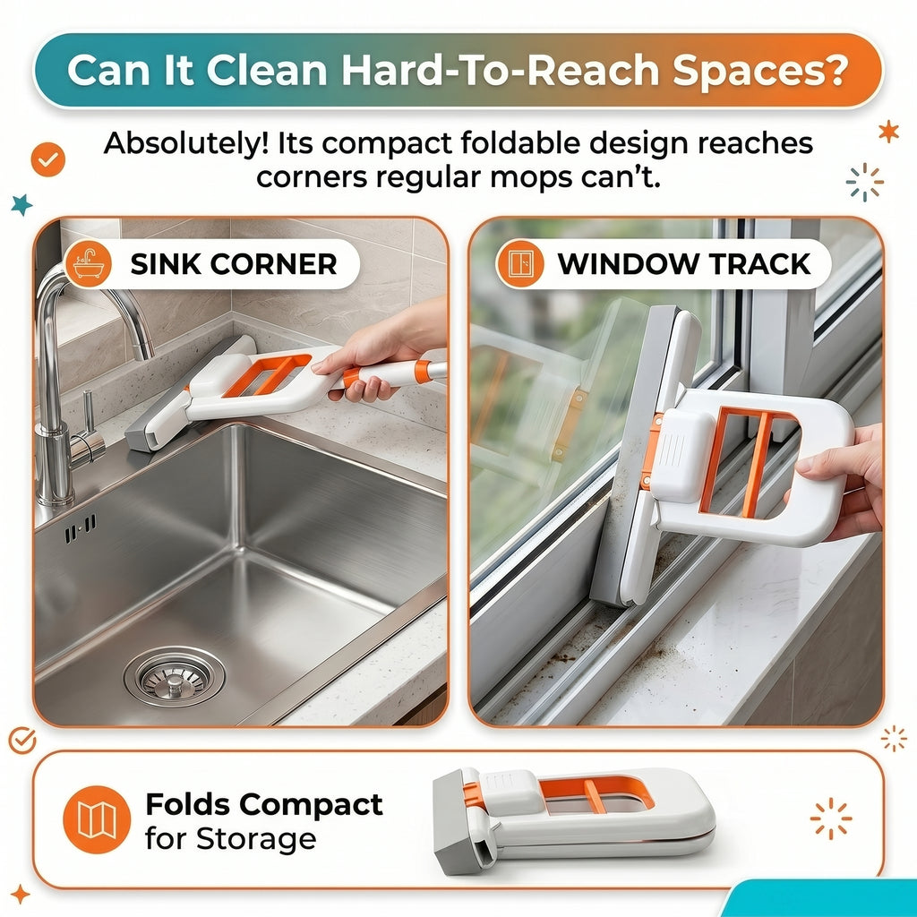 Self-Squeezing Mini Foldable Mop™