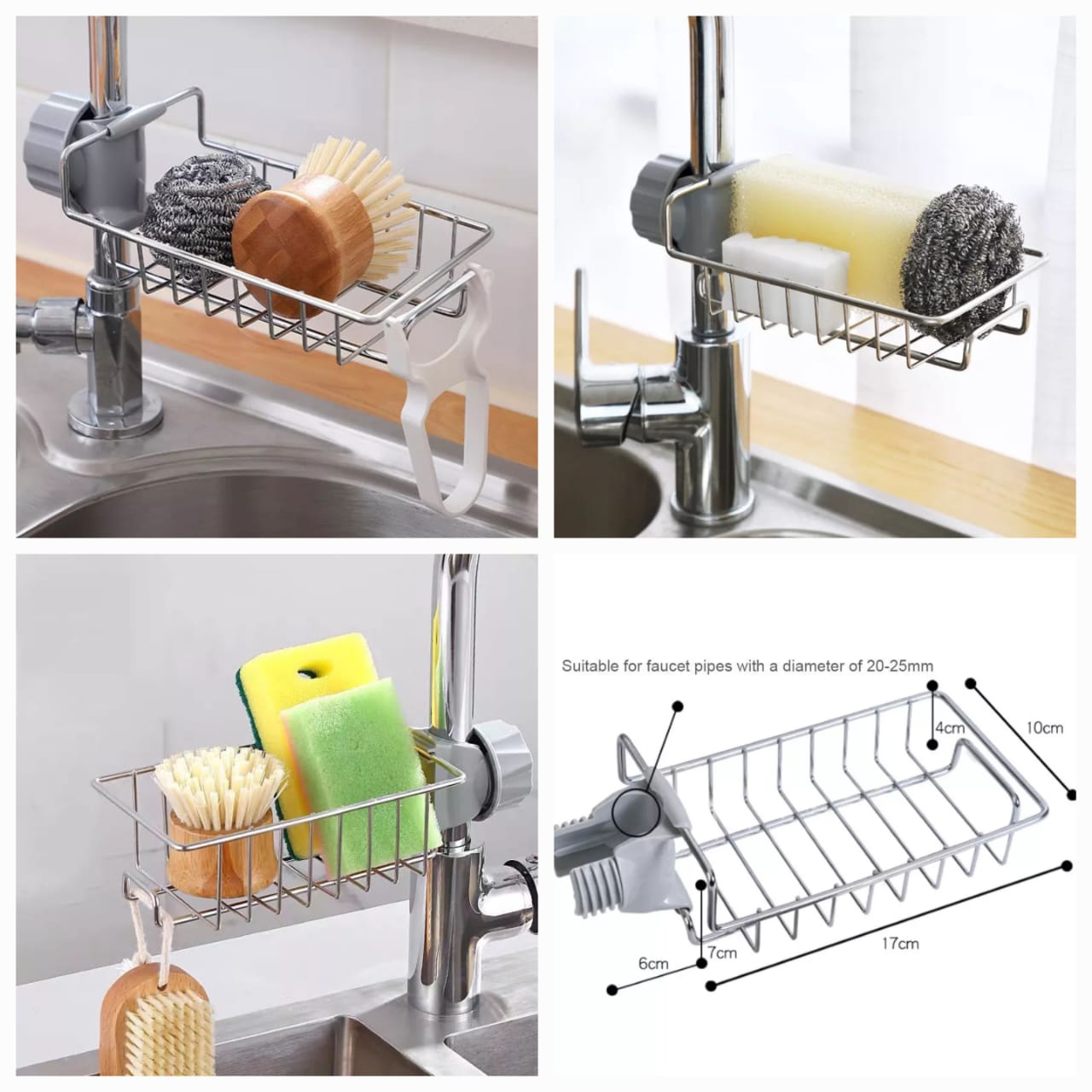 Multifunctional Kitchen Sponge Holder